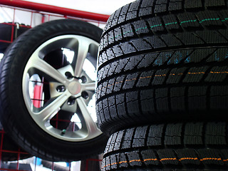 Image showing Winter tires 