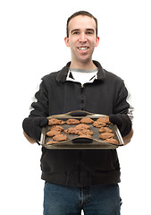 Image showing Baker With Cookies