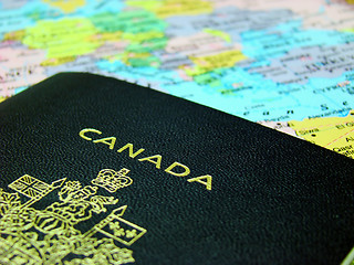 Image showing Canadian passport