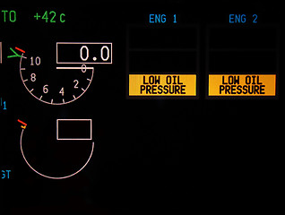 Image showing Digital instrument panel