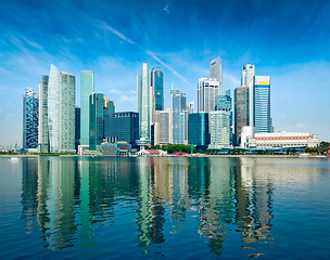 Image showing Modern city skyline