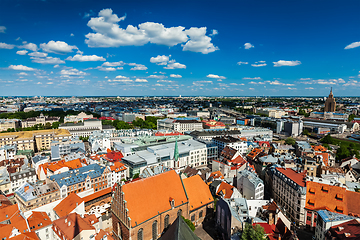 Image showing Aerial view of Riga, Latvia