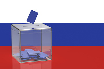 Image showing Concept image for elections in Russia