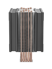 Image showing Side view of processor air cooler