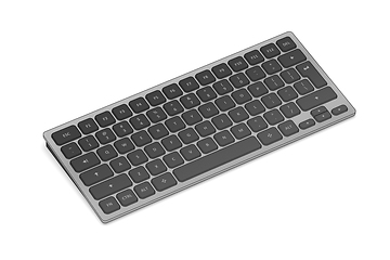 Image showing Sketch of wireless computer keyboard