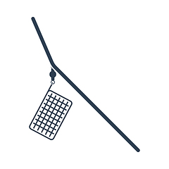 Image showing Icon Of Fishing Feeder Net