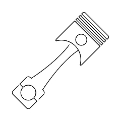 Image showing Car Motor Piston Icon