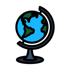 Image showing Icon Of Globe