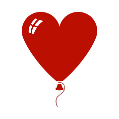 Image showing Heart Shape Balloon Icon