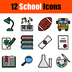 Image showing School Icon Set