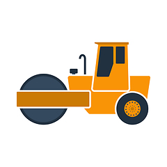 Image showing Icon Of Road Roller