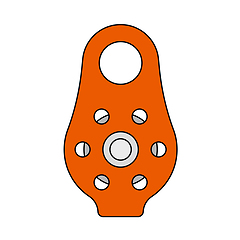 Image showing Alpinist Pulley Icon