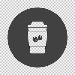 Image showing Outdoor Paper Cofee Cup Icon