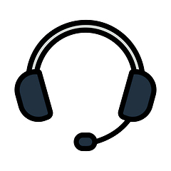 Image showing Headset Icon