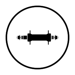 Image showing Bike Hub Icon