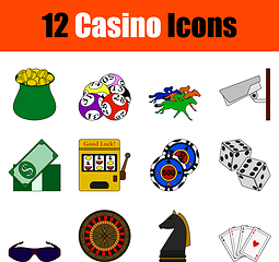 Image showing Casino Icon Set