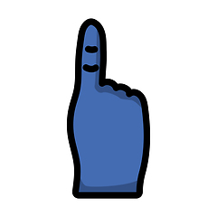 Image showing Fans Foam Finger Icon