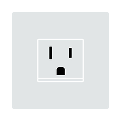 Image showing USA Electrical Socket Icon