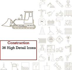 Image showing Construction Icon Set