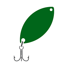 Image showing Icon Of Fishing Spoon