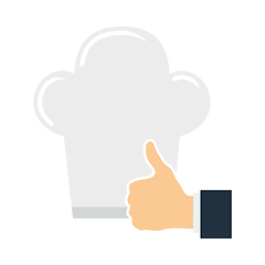 Image showing Thumb Up To Chef Icon