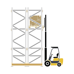 Image showing Warehouse Forklift Icon