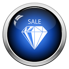 Image showing Dimond With Sale Sign Icon