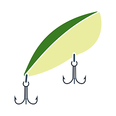 Image showing Icon Of Fishing Spoon