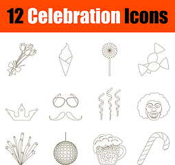 Image showing Celebration Icon Set