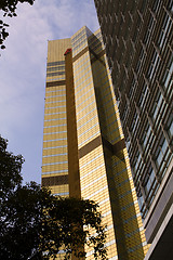 Image showing Shanghai architecture golden building