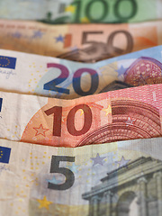 Image showing Euro (EUR) notes, European Union (EU)