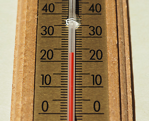 Image showing Thermometer for air temperature measurement