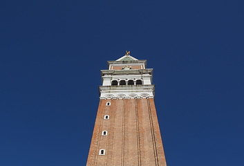 Image showing St Mark campanile in Venice