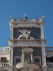 Image showing St Mark clock tower in Venice