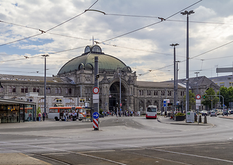 Image showing main railway station in Nuremberg