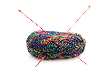 Image showing Colorful Wool