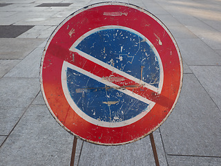 Image showing No parking sign