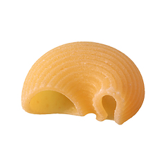 Image showing Lumache (Snails) Italian pasta isolated over white