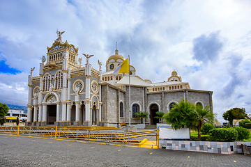 Image showing The cathedral Basilica de Nuestra Senora de los Angeles in Cartago in Costa Rica