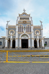 Image showing The cathedral Basilica de Nuestra Senora de los Angeles in Cartago in Costa Rica