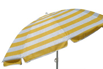 Image showing Parasol (yellow and white)