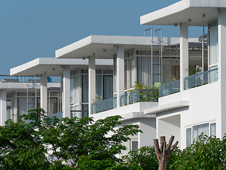 Image showing Vacation houses at Sam Son Beach, Thanh Hoa, Vietnam