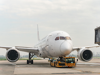 Image showing Japan Airlines Boeing 787-8 in Ho Chi Minh City