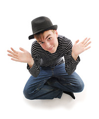 Image showing Young man with hat