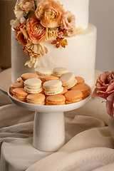 Image showing Tasty sweet macarons