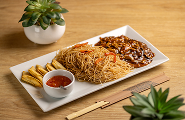 Image showing Tasty dish of Asian cuisine