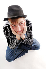 Image showing Young man with hat