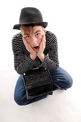 Image showing Young man with hat