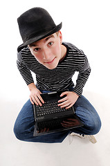 Image showing Young man with hat