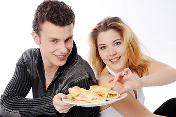 Image showing Young couple